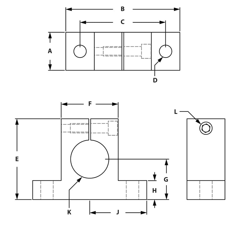 Image of Draw-Single Horizontal Base