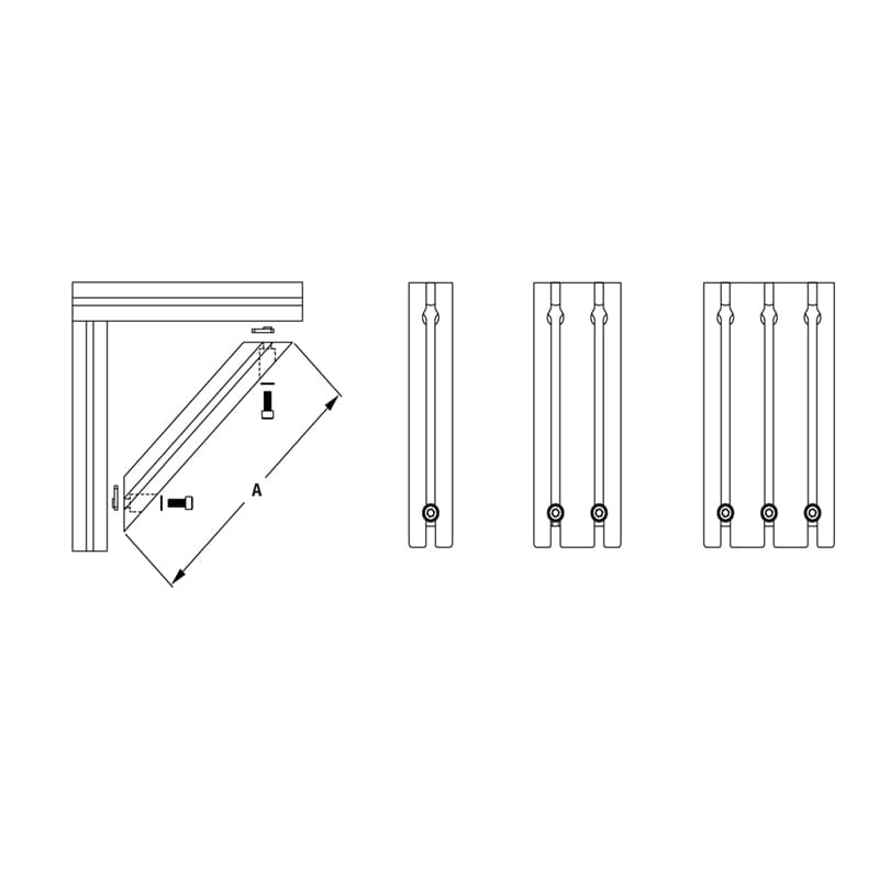 Image of Draw-45 Degree Supports